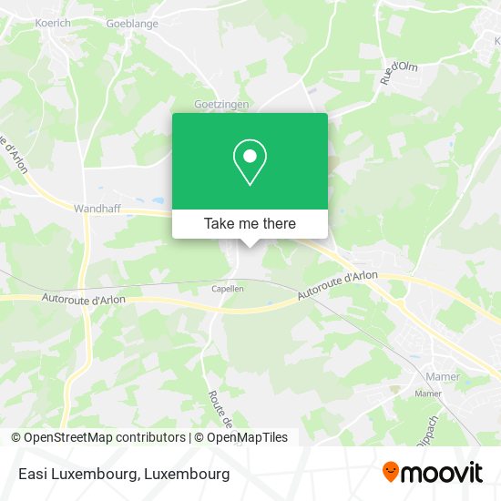 Easi Luxembourg Karte