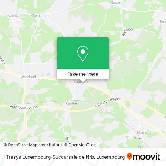 Trasys Luxembourg-Succursale de Nrb Karte