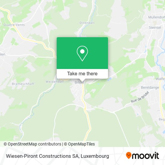Wiesen-Piront Constructions SA Karte
