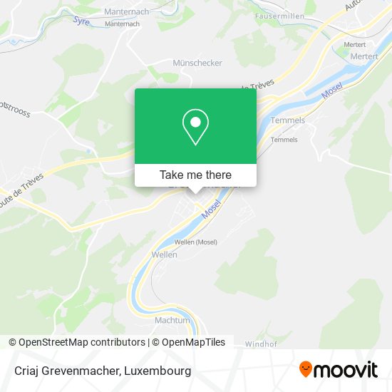 Criaj Grevenmacher map