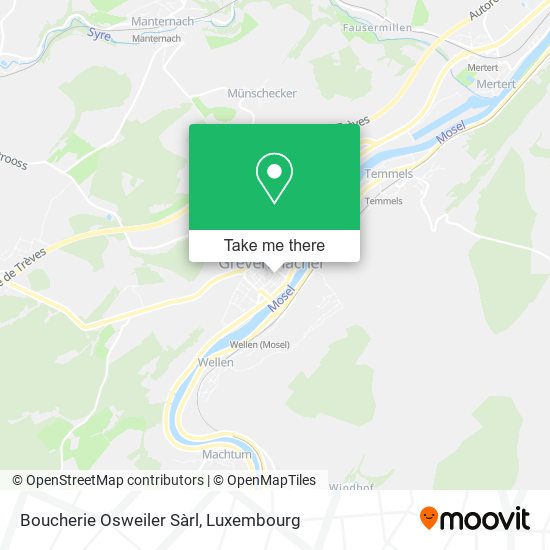 Boucherie Osweiler Sàrl map