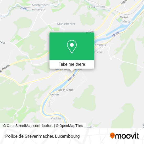 Police de Grevenmacher map