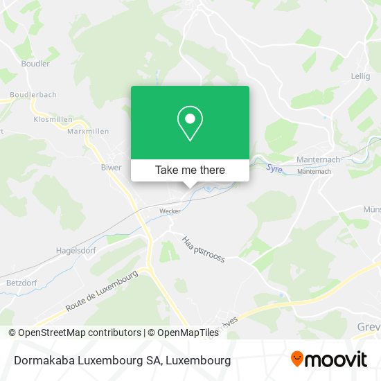 Dormakaba Luxembourg SA map