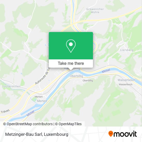 Metzinger-Bau Sarl Karte