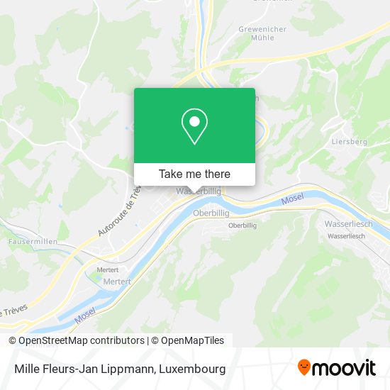 Mille Fleurs-Jan Lippmann map