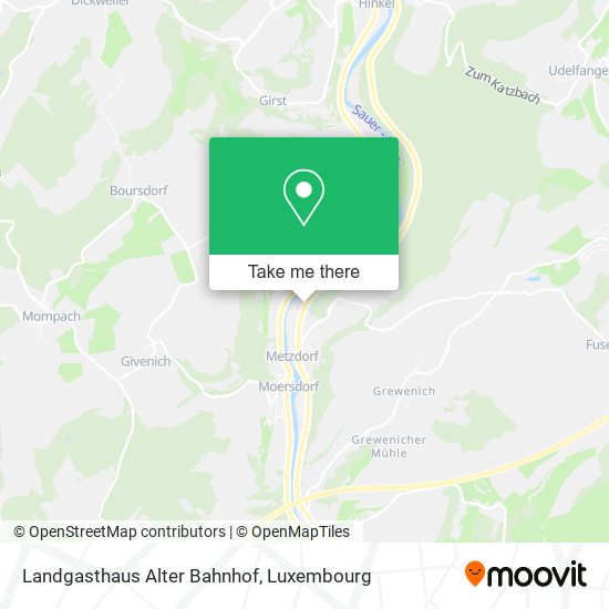 Landgasthaus Alter Bahnhof map