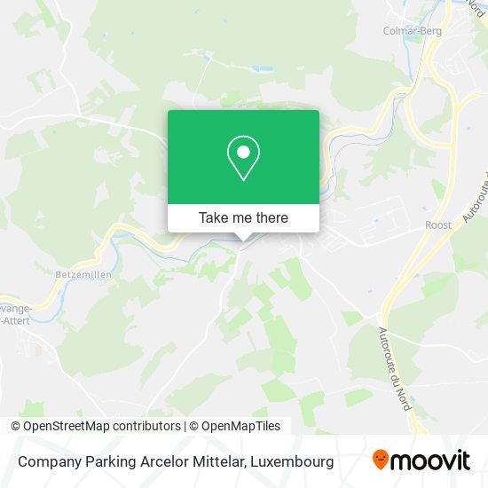 Company Parking Arcelor Mittelar map