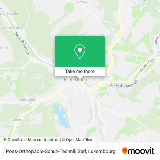 Poss-Orthopãdie-Schuh-Technik Sarl map