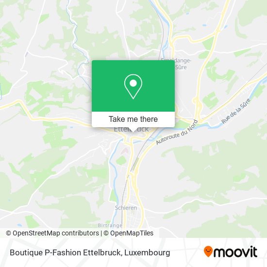 Boutique P-Fashion Ettelbruck map