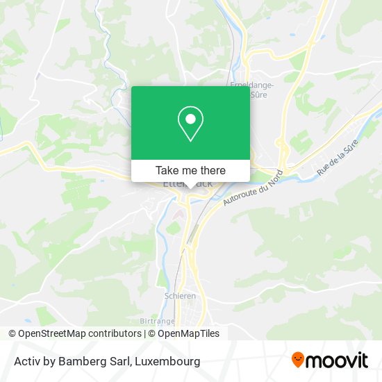 Activ by Bamberg Sarl map