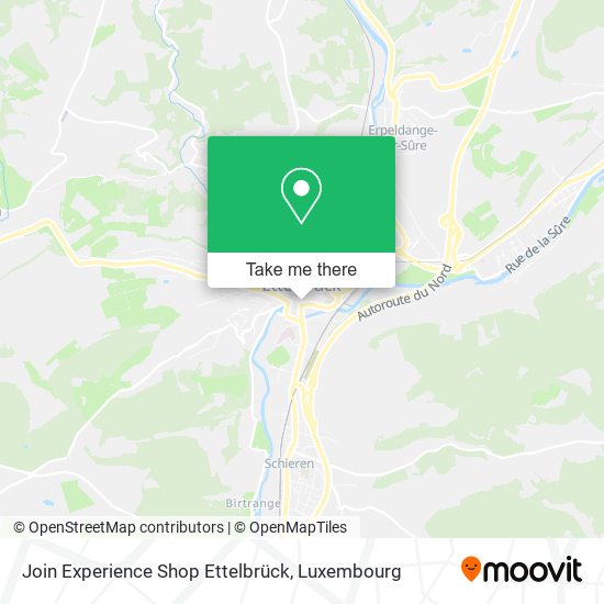 Join Experience Shop Ettelbrück map