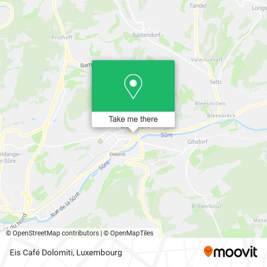 Eis Café Dolomiti Karte