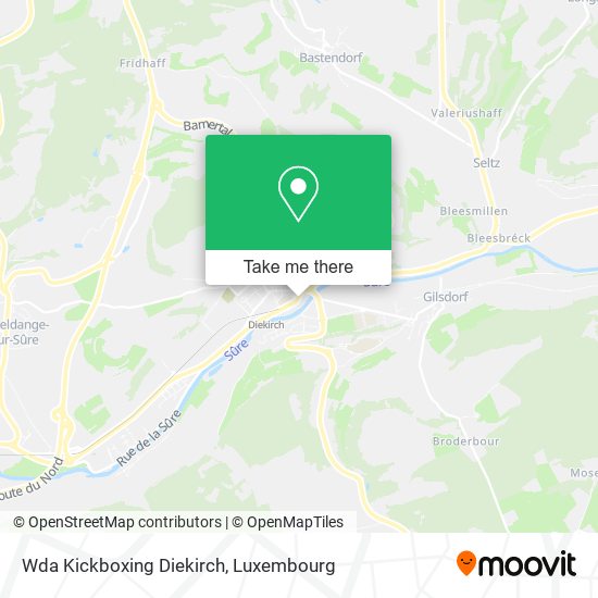 Wda Kickboxing Diekirch Karte