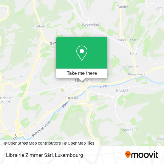 Librairie Zimmer Sàrl Karte