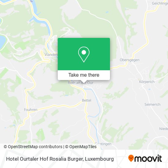 Hotel Ourtaler Hof Rosalia Burger map