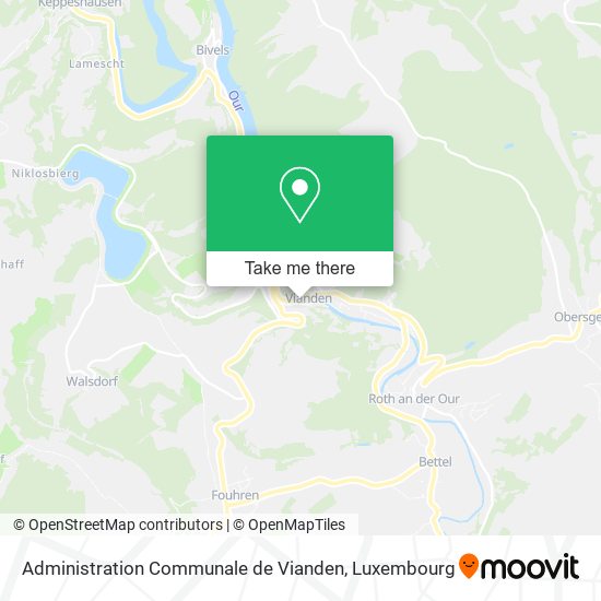 Administration Communale de Vianden map