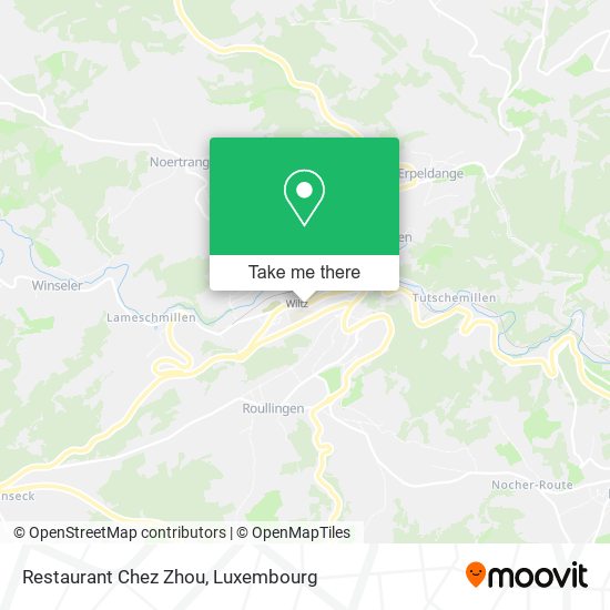 Restaurant Chez Zhou map