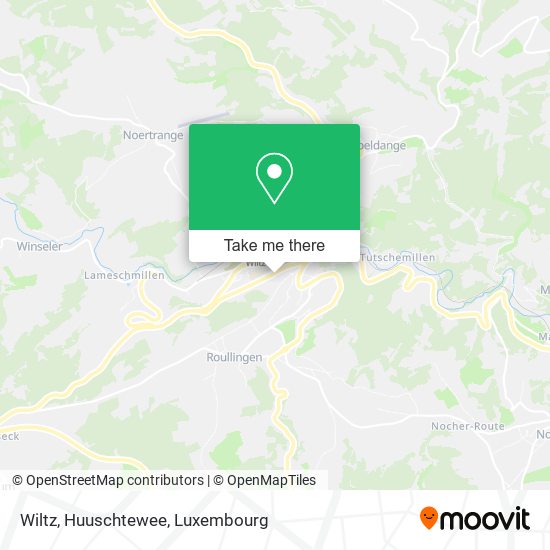 Wiltz, Huuschtewee Karte