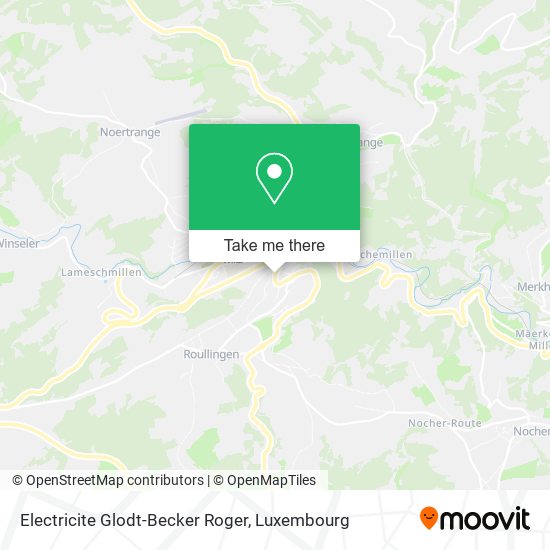 Electricite Glodt-Becker Roger map