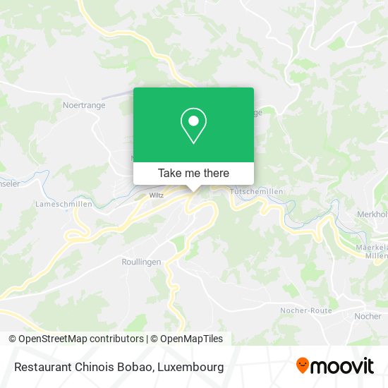 Restaurant Chinois Bobao map