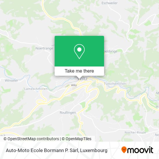 Auto-Moto Ecole Bormann P. Sàrl map