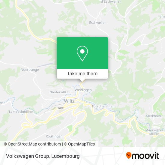 Volkswagen Group map