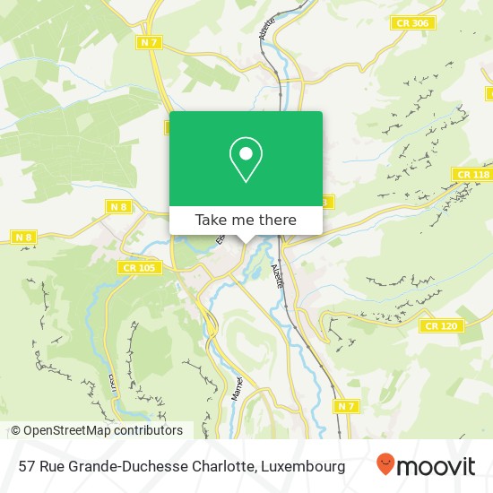 57 Rue Grande-Duchesse Charlotte map