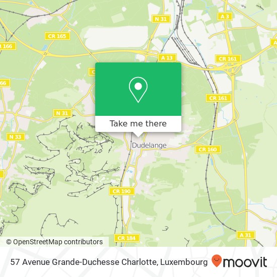 57 Avenue Grande-Duchesse Charlotte map