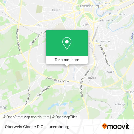 Oberweis Cloche D Or map