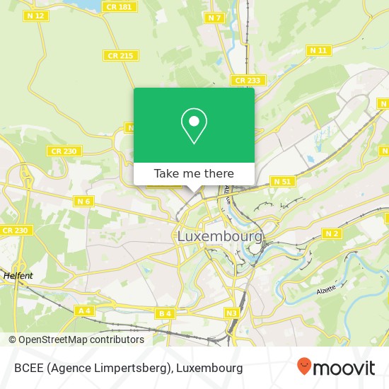 BCEE (Agence Limpertsberg) map