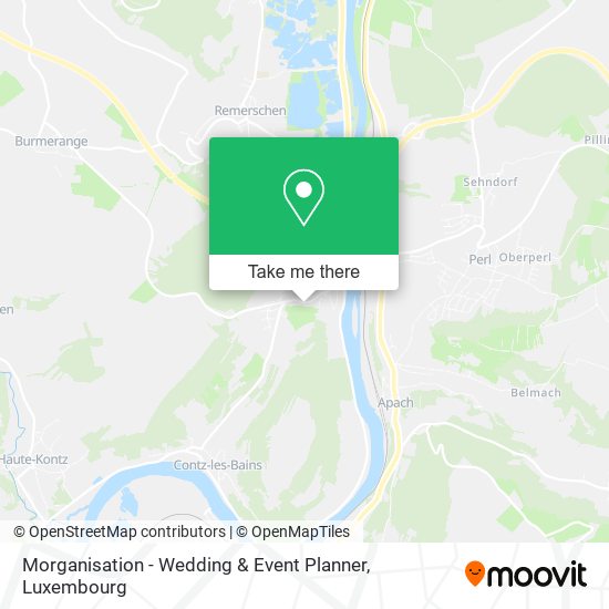 Morganisation - Wedding & Event Planner Karte