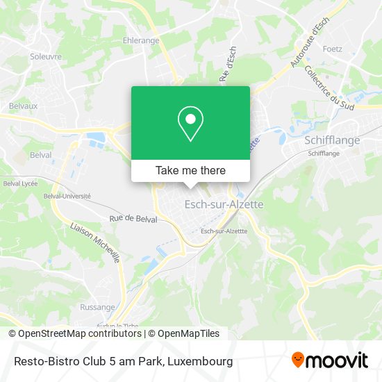 Resto-Bistro Club 5 am Park map