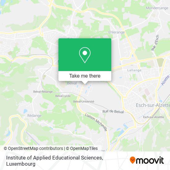 Institute of Applied Educational Sciences map