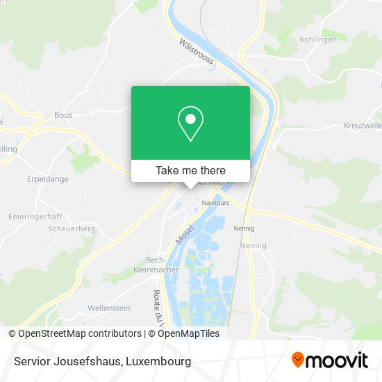 Servior Jousefshaus Karte
