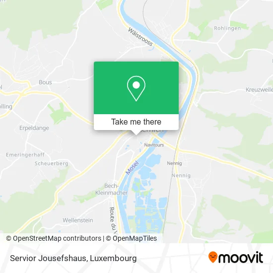 Servior Jousefshaus map