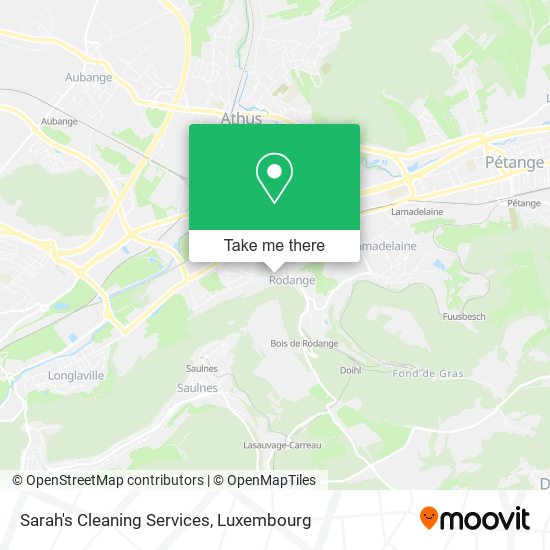Sarah's Cleaning Services map