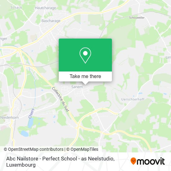 Abc Nailstore - Perfect School - as Neelstudio map