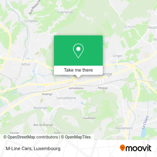 M-Line Cars map