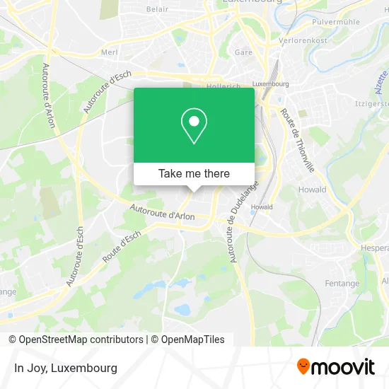 In Joy map