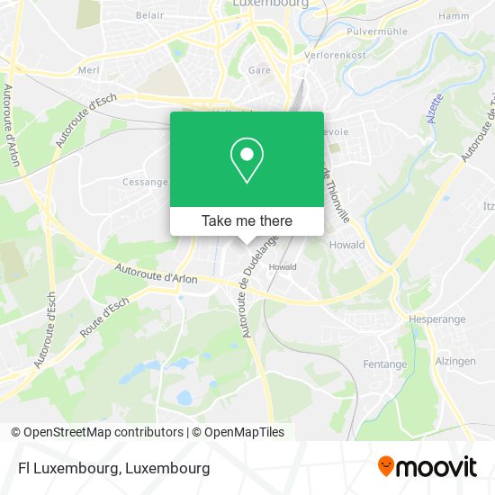 Fl Luxembourg map