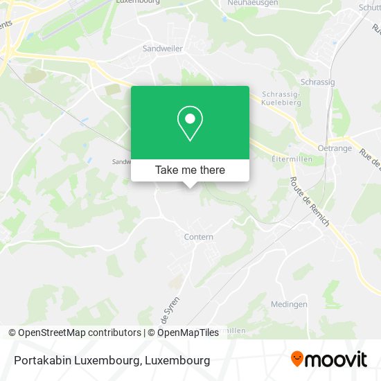 Portakabin Luxembourg Karte
