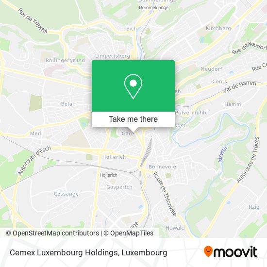 Cemex Luxembourg Holdings map