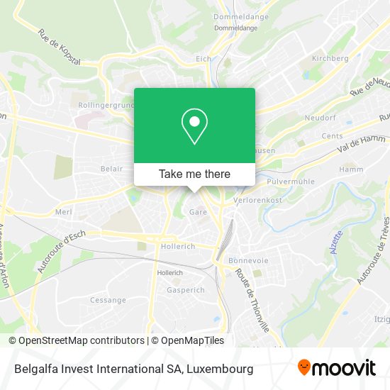 Belgalfa Invest International SA map