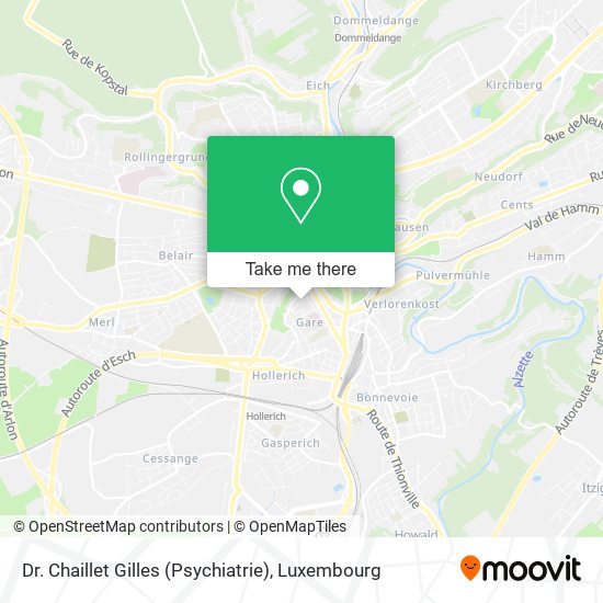 Dr. Chaillet Gilles (Psychiatrie) map