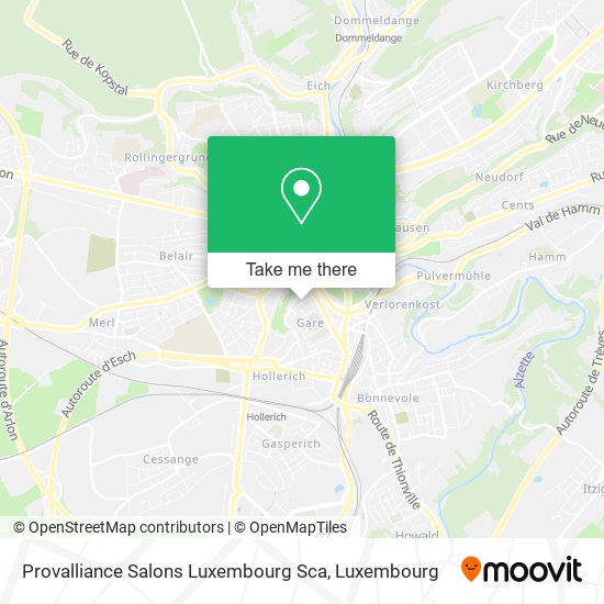 Provalliance Salons Luxembourg Sca Karte