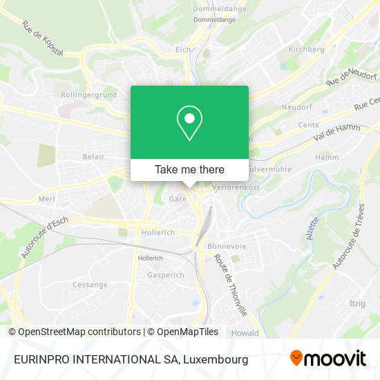 EURINPRO INTERNATIONAL SA map