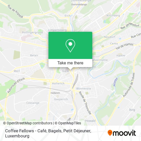 Coffee Fellows - Café, Bagels, Petit Déjeuner map