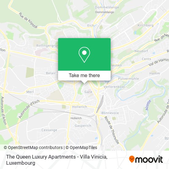 The Queen Luxury Apartments - Villa Vinicia map