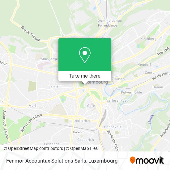 Fenmor Accountax Solutions Sarls map
