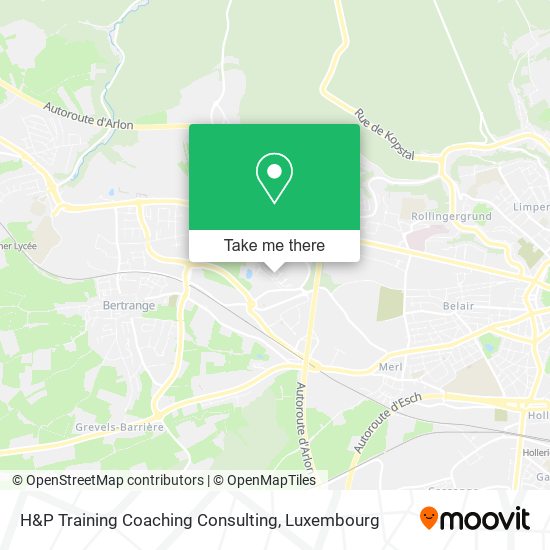 H&P Training Coaching Consulting map